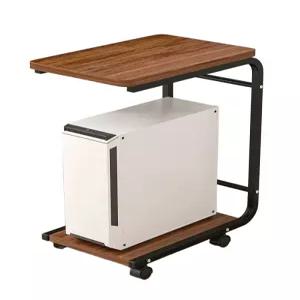 데스크탑 본체 거치대 무타공 이동식 책상 정리 선반 받침