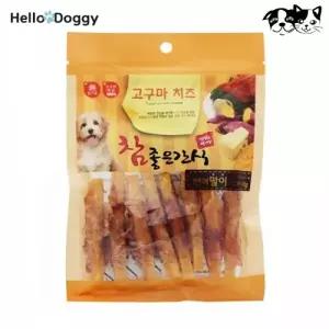 헬로도기 참 좋은 간식 고구마 치즈 연어말이 100g