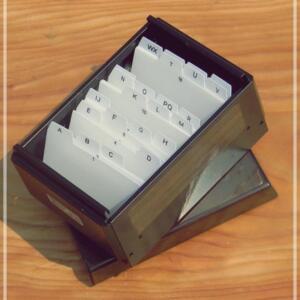 400명 수납 대만 파오쉔 KW-Trio 명함박스-소형 학교 관공서 문구반점 K 명함철 용품 명함 명함통 영문