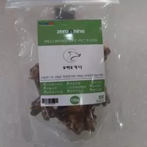애견 수제간식 제로나인 오리도가니100g