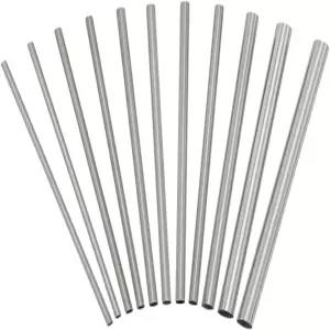 PH PandaHall 보석용 11pcs 맨드렐 5사이즈 카본 스틸 막대 5 길이의 중공 원형 튜브 직선 금속 DIY 공예용