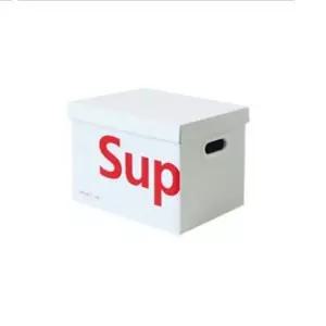 종이정리함 종이 책 짐 정리함 수납함 34X25X26.5cm/박스/정리/수납/손잡이/문서/학교/상자/수납용/DIY