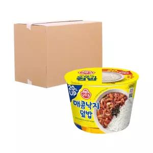오뚜기 컵밥 매콤낙지덮밥 12개입 (1박스)