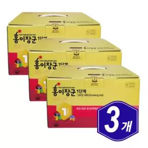 정관장 홍이장군 1단계 90포 x 3개 3세 이상 어린이 유아 아동 면역력 기억력 도움 6년근 홍삼 아연