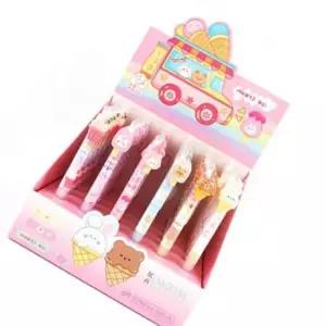 [문구/오피스] 캐릭터 딸깍 중성펜 미니 피규어 문구 필기구 펜 36개세트