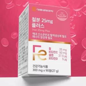 철분 90정 임산부 청소년 비헴철 보충영양제