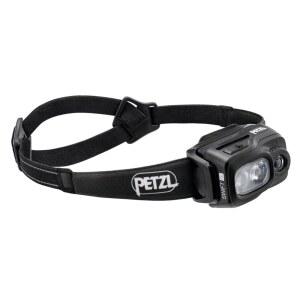 PETZL 스위프트 블랙 헤드램프 가볍고 1100 루멘 RL 가능한 충전