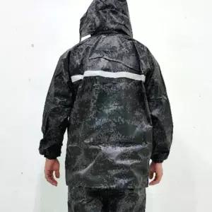 등산우의 비옷 예비군 CAMO 상하 투피스 남성우비 XL