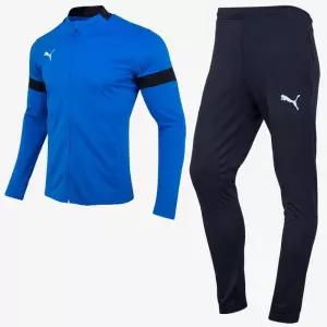 푸마 슬림핏 헬스 집웨어 축구 풋볼 파랑운동복 패션트레이닝복세트 남자츄리닝 데일리코디 네츄럴룩
