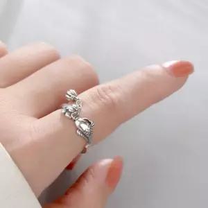 성공과 복을 부르는 연꽃 잉어 행운반지 새해 반지