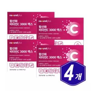 내츄럴플러스 항산화 비타민C 3000 맥스 90포 x 4개 중장년 시니어 남자 여자 비타민씨