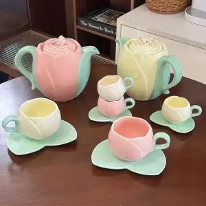 유니크 인테리어 홈데코 튤립 액자 머그잔 아름다운 쿠션 컵 꽃모양 커피 카페 소품 디자인