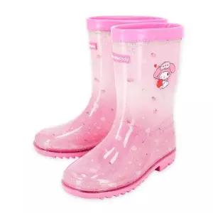 마이멜로디 핑크 글리터 트로피칼 어린이 PVC 장화