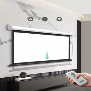 빔프로젝터 전동 스크린 학원용 사무실 가정용