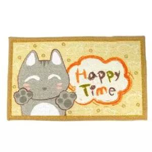 bns 고양이 해피타임 실내용발매트-색상랜덤 다용도발매트 WFLIT5Z