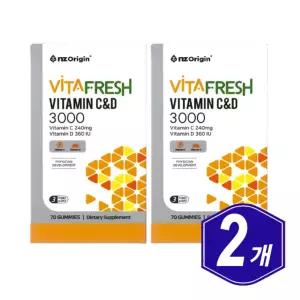 시니어 항산화 엔젯오리진 비타프레쉬 비타민 C D 3000 70구미/ 2개