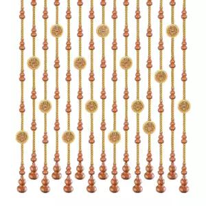 중국집발 식당 커튼 가림막 자동문발 비즈 나무 통풍환기 중식당 비즈커튼 현관