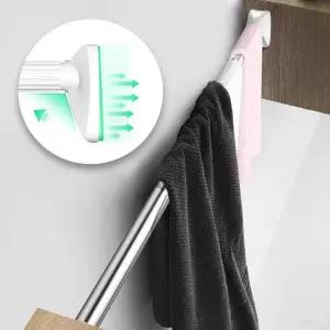 무타공 압축 옷걸이 걸이 봉 욕실 튼튼한 빨래 수건 커튼