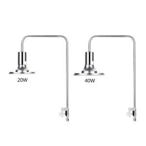 메탈라이트 어항조명 수초용 220V 파충류 20W/40W 물고기 잔디 물 클립 수생 탱크 거북이 온 조명 성장 빛 수족관 식물 LED 램프