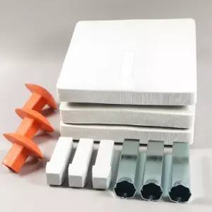 니스포 야구 루 베이스 세트 고정식/티볼/플레이트/경기용/플래이트/야구홈/연습/학교/체육/운동/스포츠