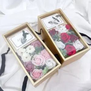 카네이션 플라워 반전용돈박스 어버이날 비누꽃 선물 1+1