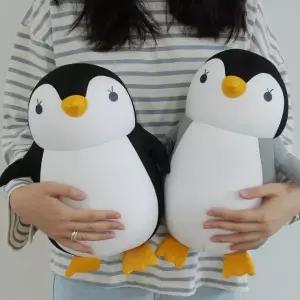 변신 펭귄 목베개 목쿠션 인형 2color 기내용 여행용