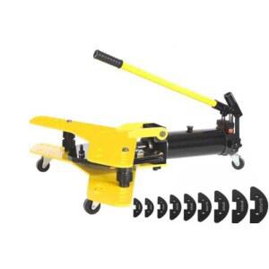 원형 유압 스틸 철근 파이프 배관 전기 강관 절곡기 사각 수동 기계