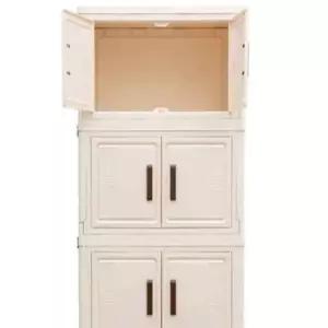 [JED] 투명정리함 3단 책상정리 세탁실수납 리빙박스 다용도함