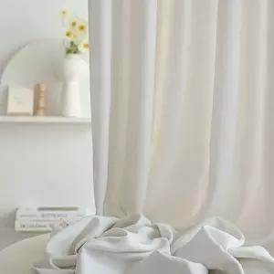 스케치 샌드 항균 인테리어 커튼 기본핀형 3color