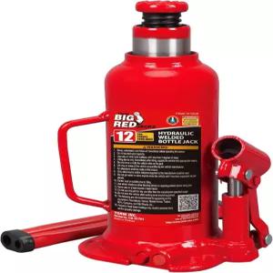 자동 수리 및 하우스 트용 빅 레드 12톤 24 000LB 토린 용접 유압 자동차 병 잭 TAM91203B