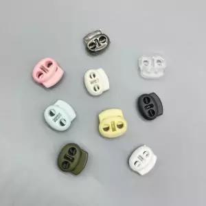 bns 신발 의류 가방 끈 조절기 돼지코 스토퍼  블랙 화이트 클리어   WFLIPH5