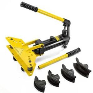 유압밴딩기 수동 파이프 휴대용 강관 굴곡기 구부리기 밴딩기