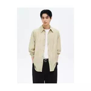 에잇세컨즈 8SECONDS 리넨 블렌디드 셔츠 베이지 1725019