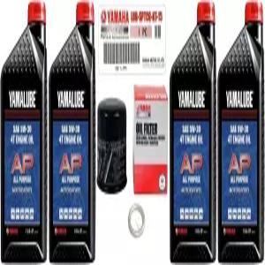 야마하 스포츠 II 모터사이클 AP SAE 10W40 오일 체인지 키트 2007-2013 YZF-R1 / 2006-2013