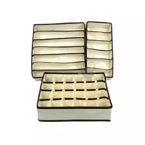 bns 깔끔한 부직포 속옷정리함 3종세트 다용도정리함 WFLITMF