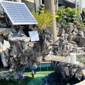 태양열 분수대 물고기 순환 자동 태양광 탱크 폭포