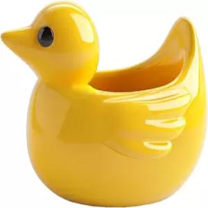 SOCOSY 옐로우 치킨 슈가 패킷 홀더 세라믹 볼 티백 정리함 감미료 보관함 작은 조미료 레스토랑 카운터탑