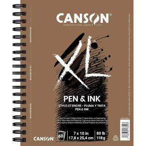 Canson XL 시리즈 펜 & 잉크, 화이트, 7x10
