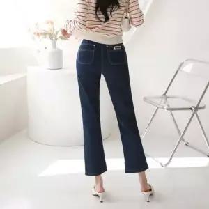 여성 여자 봄 가을 청바지 스키니진 데님팬츠 밴딩 하이웨스트청바지