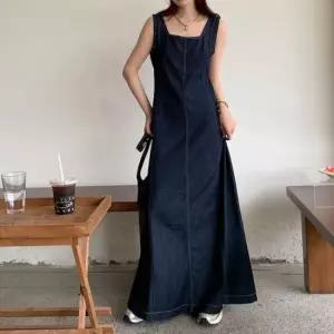 나시원피스 나시 롱원피스 청원피스 G126677_워싱데님