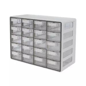 [생활] 책상 미니서랍 비즈 책상 투명 20단 칸막이 작업실 정리함