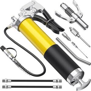 헤비 듀티 톨 그립 그리스 건 도구 오일 및 자동차 윤활 SUV 트럭용 연장 호스 수리