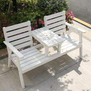 2인용 원목 야외 인용 테이블 티테이블 공원 카페 정원