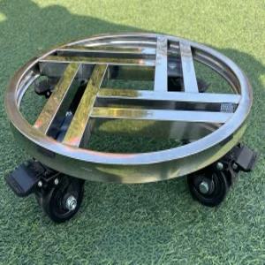 대형 화분받침 원형 바퀴달린 스테인리스 이동식 튼튼한 플라스틱 서경농원 다육식물