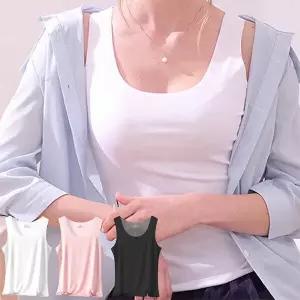 [로즈엘리][단품] 겉티없는 무봉제 냉감 쿨나시 이너런닝 3컬러 2026