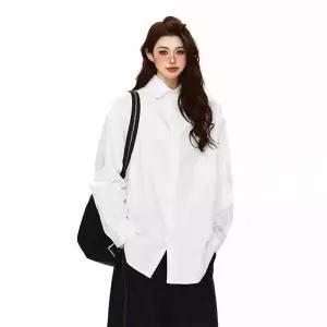 남성 캐주얼 가을옷 셔츠 긴팔 솔리드 트렌디 보이핏 아이템 커플 빅사이즈 HT3