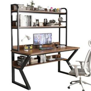 1인용 컴퓨터책상 타공판 책상 랙 중고등학생 선반