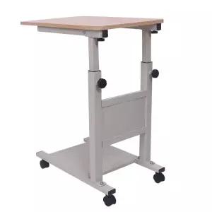 이동식 테이블 접이식 침대용 폴딩 밥상 간이 병원 요양원 사이드 보조탁