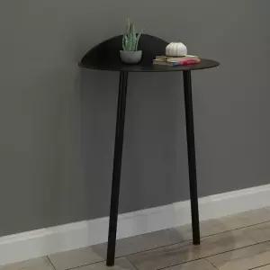 벽테이블 부착 심플반원 틈새설치 식탁 벽선반 탁자 자취