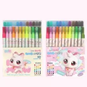 [문구] 캐릭터 유아 어린이 싸인펜 미술 사인펜 워셔블 24색